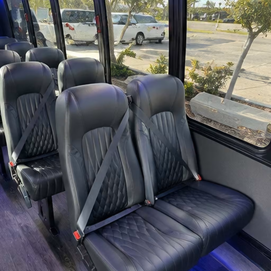 15 35 passenger minibus interior