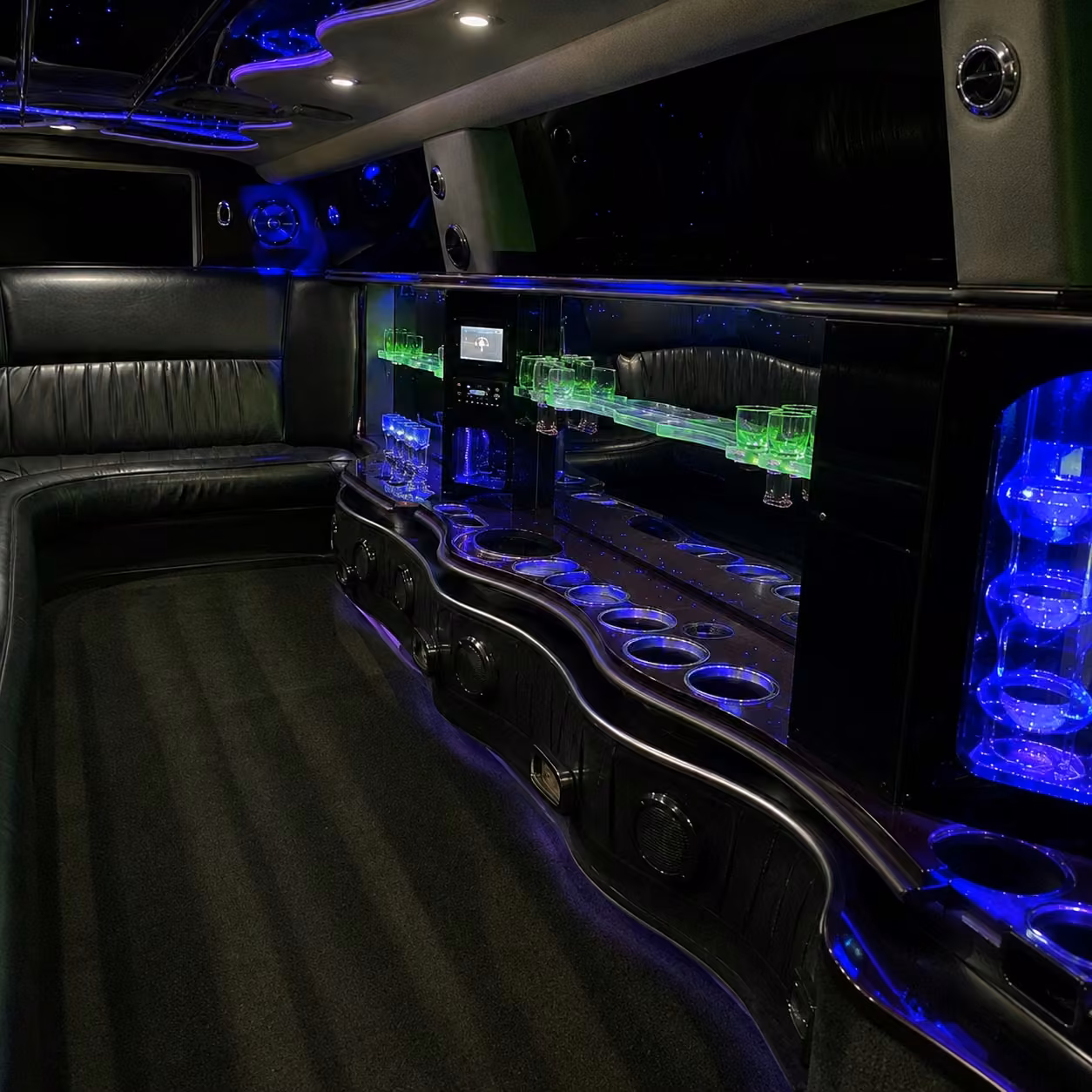 dallas limo interior